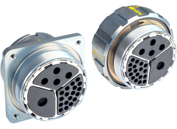 Powell now stocks ITT Cannon’s Veam MOVE-MOD connector series benefiting from a versatile snap-in modular architecture