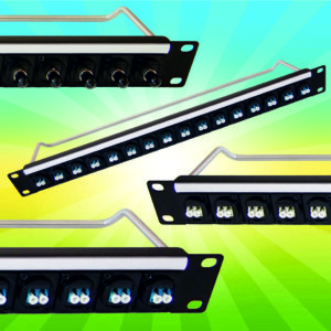 069 New Pre Assembled Fibre Optic Connector Rack Panels from Cliff Electronics