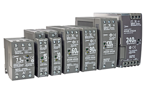 Space-saving DIN-Rail power supplies available from Foremost Electronics