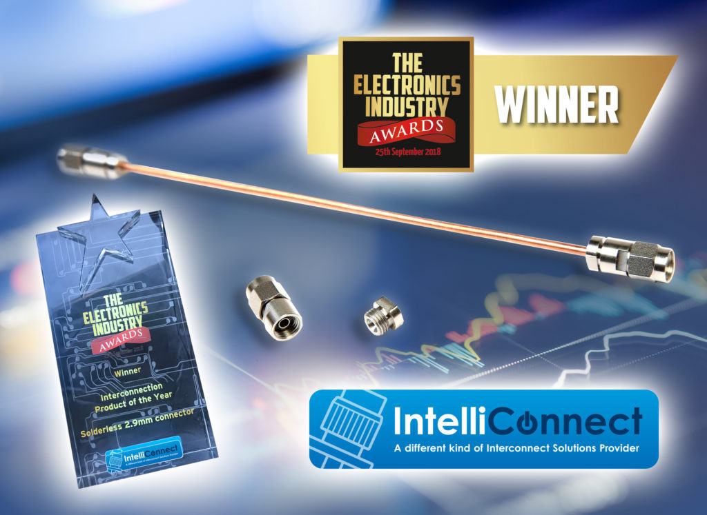 082 IntelliConnect Solderless 2.9mm RF Connectors AWARDS