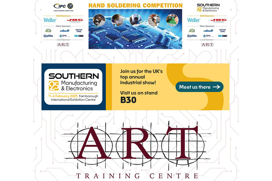 A.R.T. electronics training expertise on show  at Southern Manufacturing & Electronics