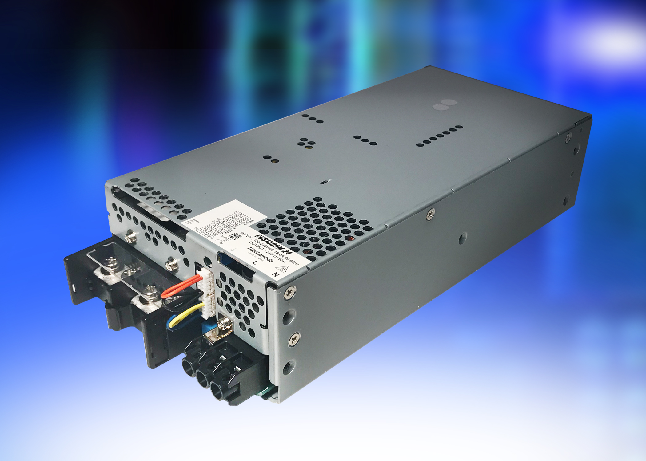 1500W medical power supplies offer low acoustic noise and meet class B radiated / conducted EMI standards