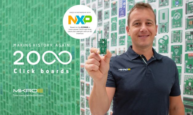 MIKROE celebrates 2000th Click board with NXP RTC targeting ultra-low-power timekeeping with alarms, watchdog, and timestamps