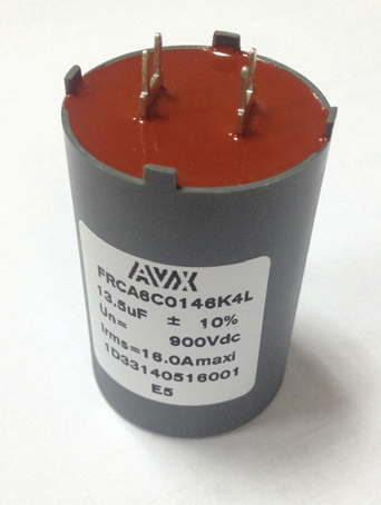 AVX launches new DC-link film capacitor series with snap-in terminals for easy PCB mounting