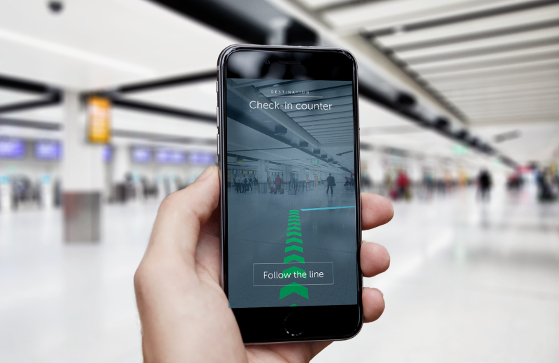 Gatwick installs 2000 indoor Navigation Beacons enabling Augmented Reality Wayfinding – a World First for an Airport