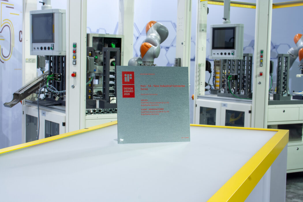 HARTING Han® 1A receives iF DESIGN AWARD 2020