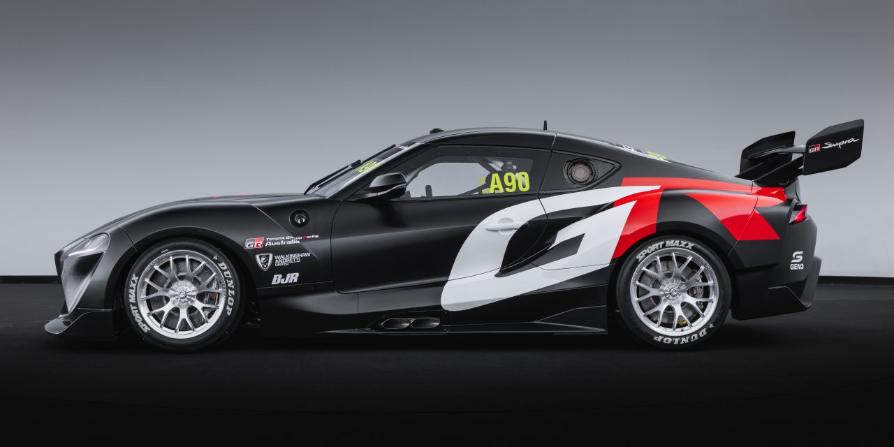 Eco-composite body panels from BAMD Composites power Toyota Gazoo Racing’s new Supra Supercar down under