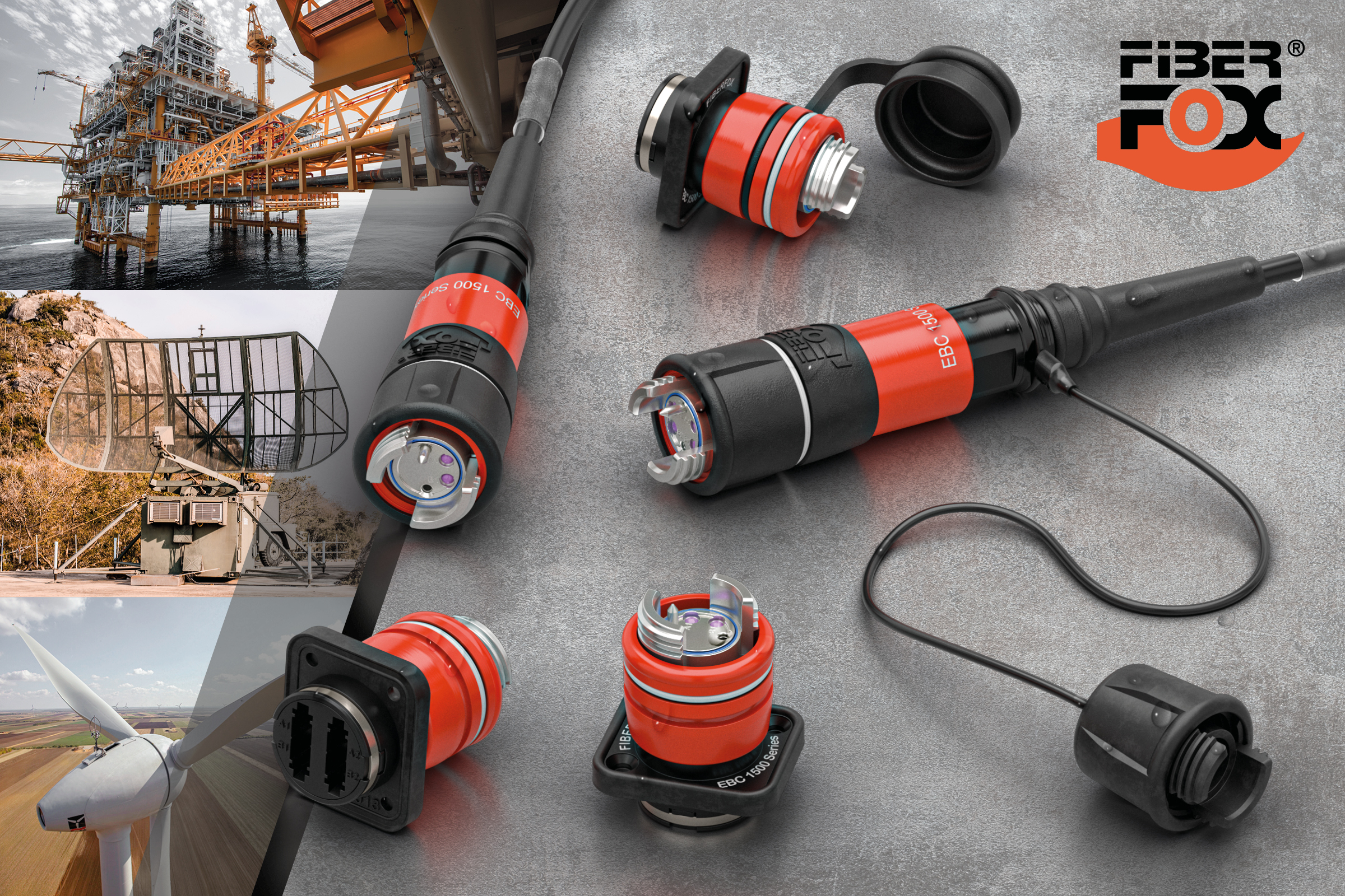 NEUTRIK FIBERFOX expanded beam fiber optic connectors now available from Lane Electronics