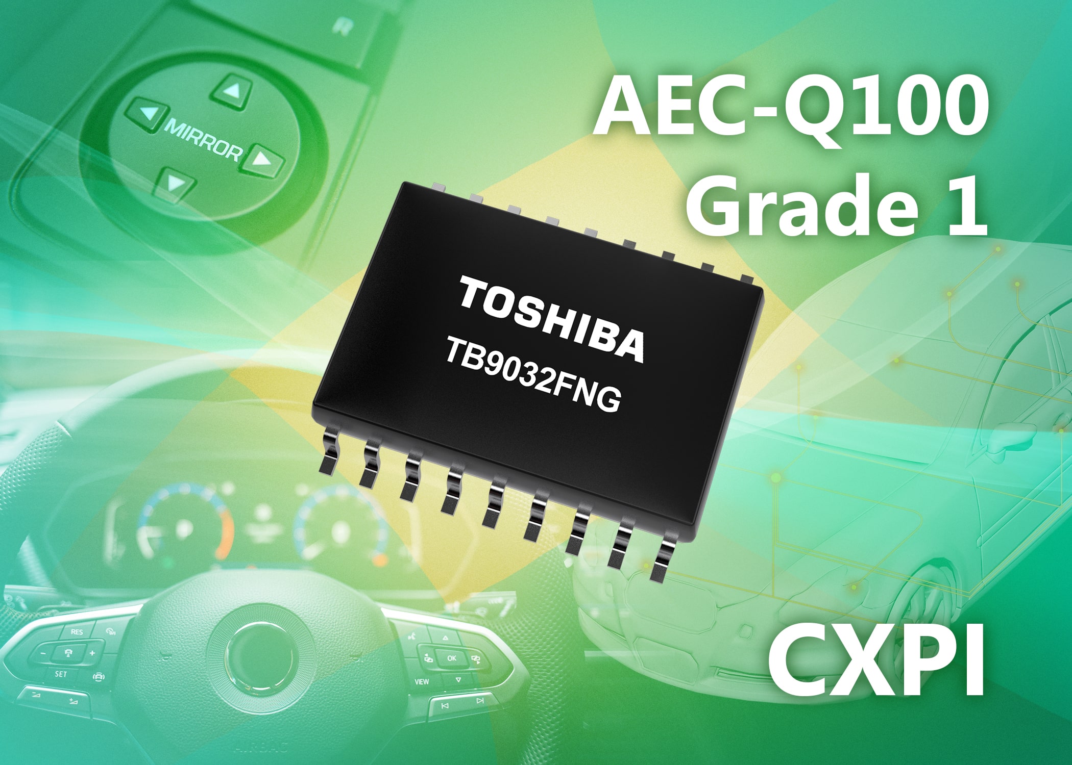 Toshiba develops automotive CXPI communication driver IC
