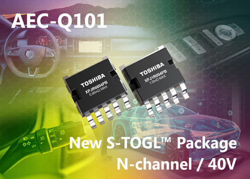 Toshiba introduces automotive MOSFETs in a new package