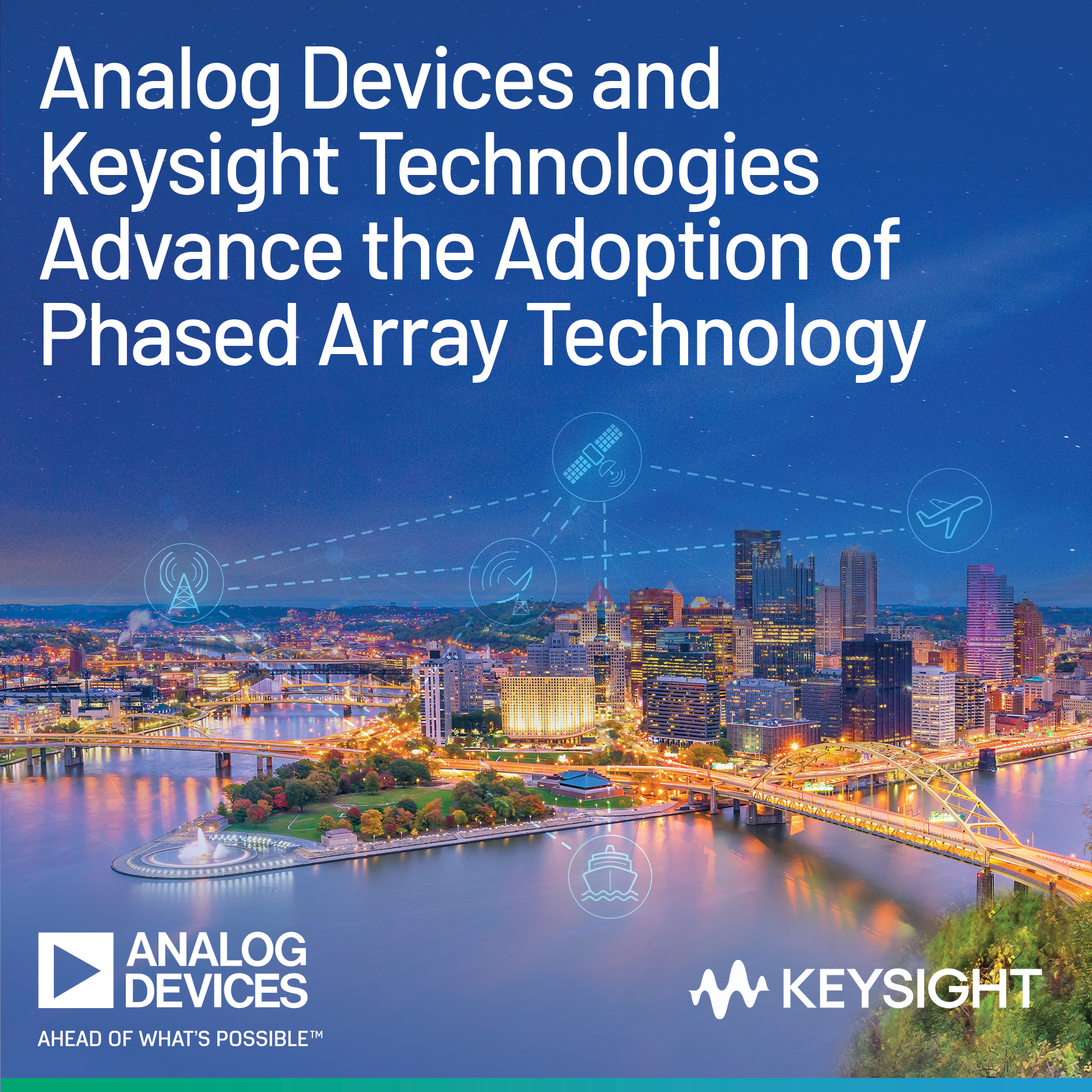 Analog Devices and Keysight Technologies join forces to advance the adoption of phased array technology