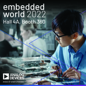 ADI at Embedded World 2022 Photo Web 1200x1200 1