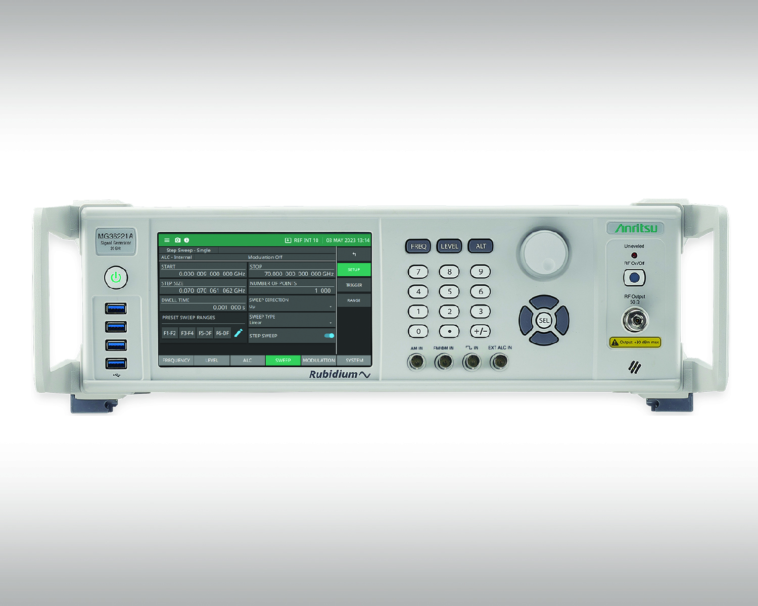 Anritsu Company expands frequency range of Rubidium high-performance analog signal generator family