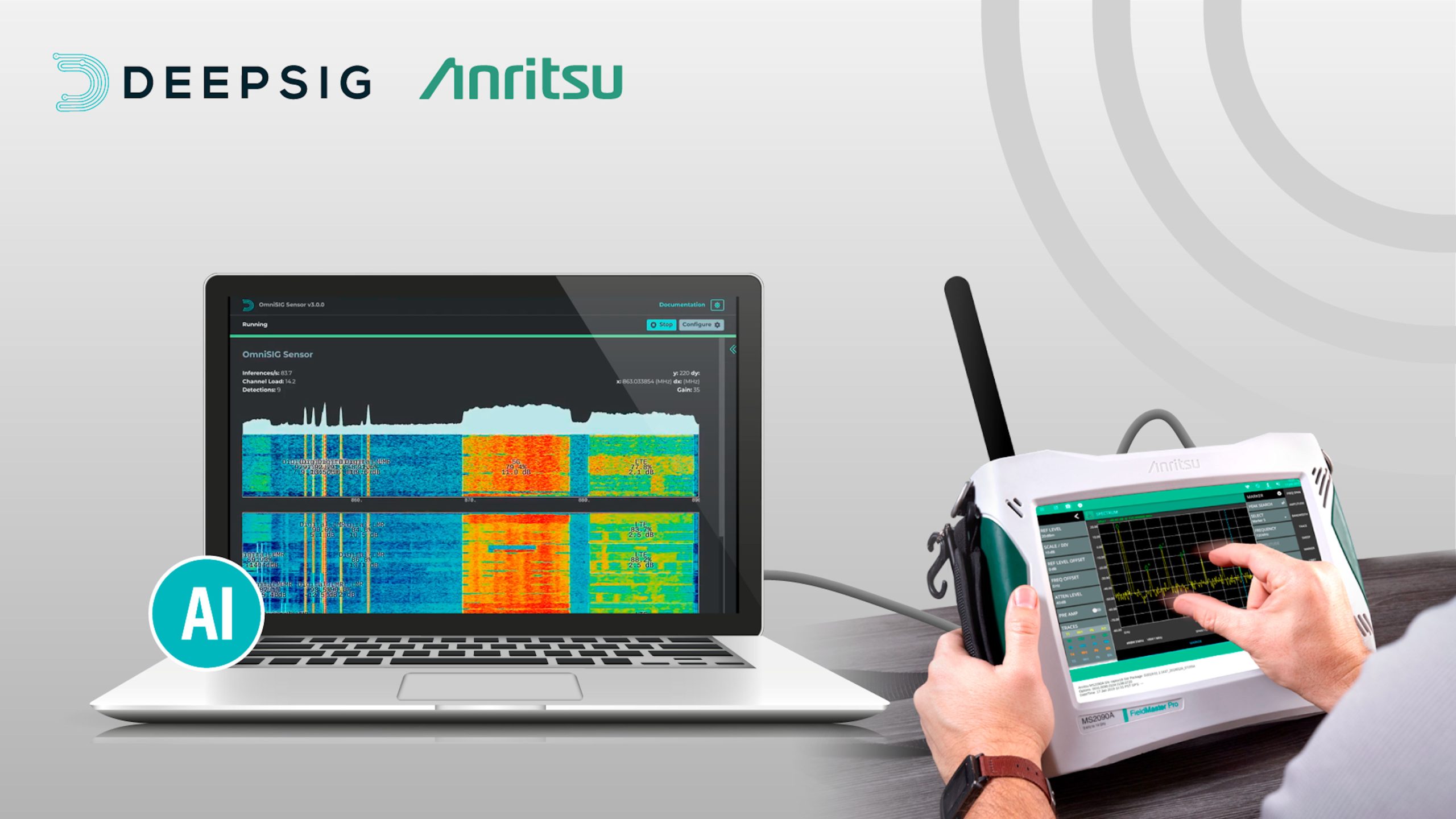 Anritsu and DeepSig “revolutionizing” spectrum sensing with artificial intelligence