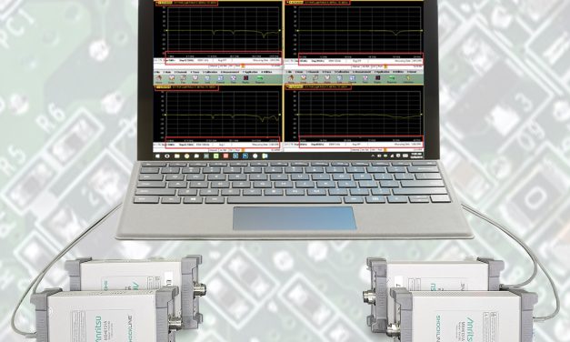 Anritsu introduces simultaneous sweep on MS46131A VNAs, enabling efficient four 1-port simultaneous measurements