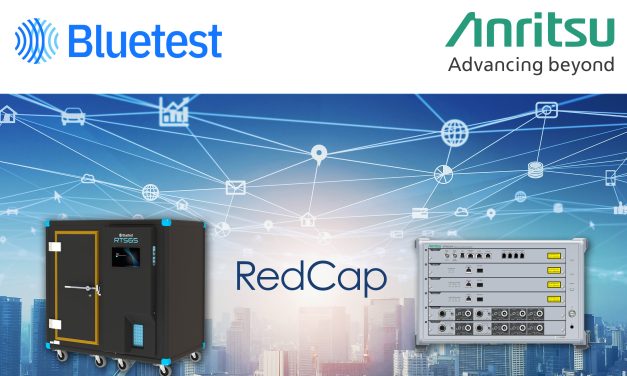 Anritsu and Bluetest to support OTA measurement for 5G RedCap devices optimized for IoT applications
