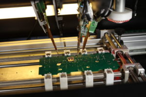 AWS PCBA During Flying Probe Test