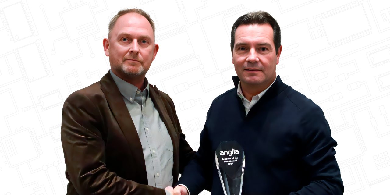 Anglia names Harwin as Supplier Of The Year for 2024