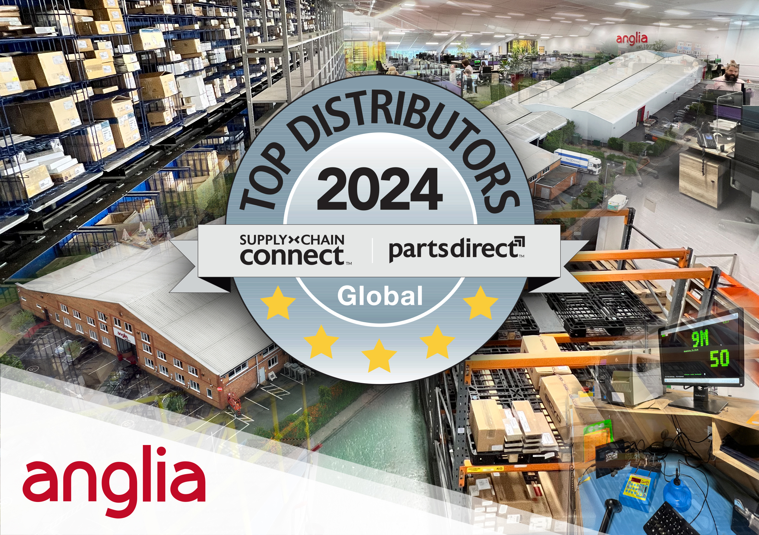 Anglia named in Global Top 50 Distributors list