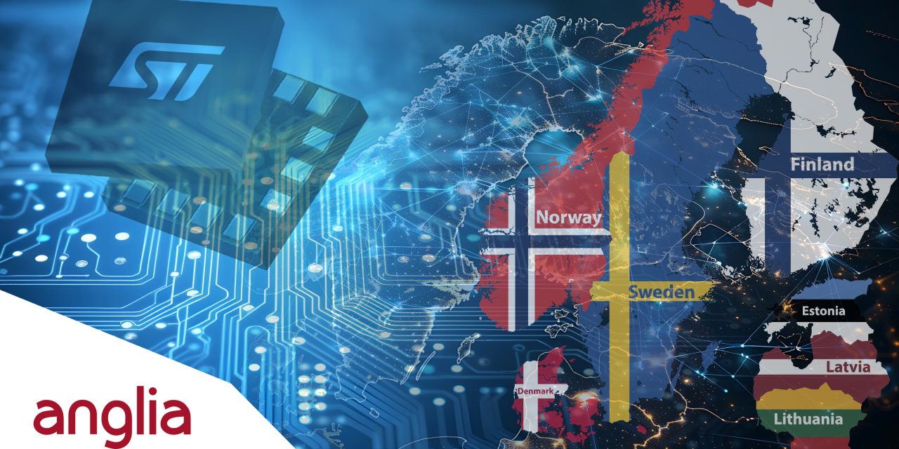 STMicroelectronics extends agreement with Anglia to deliver full support services to customers in the Nordic and Baltic regions