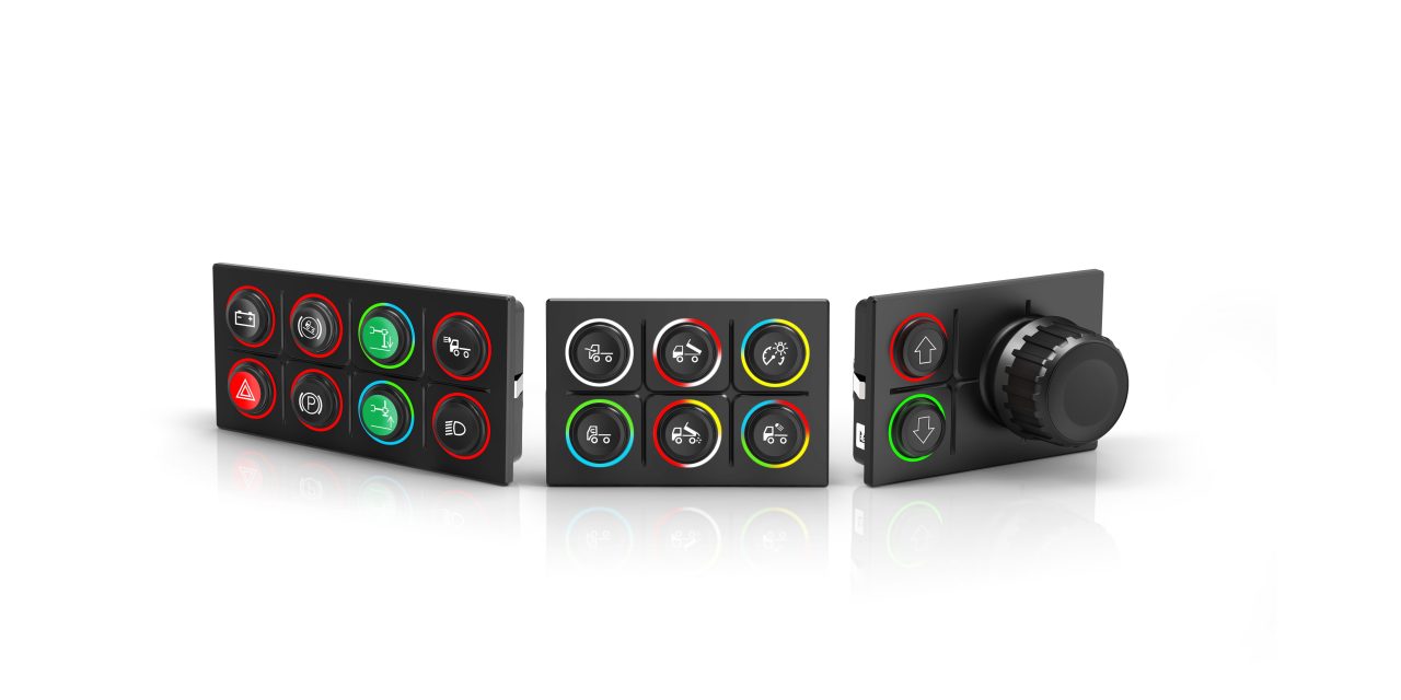 New rotary cursor controller & rotary encoder pushbutton modules from EAO target rugged outdoor vehicular applications