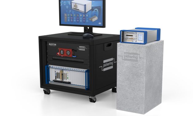 EV BMS test rig demo from Pickering Interfaces on show at The Battery Show & Electric & Hybrid Vehicle Technology Expo South 2025