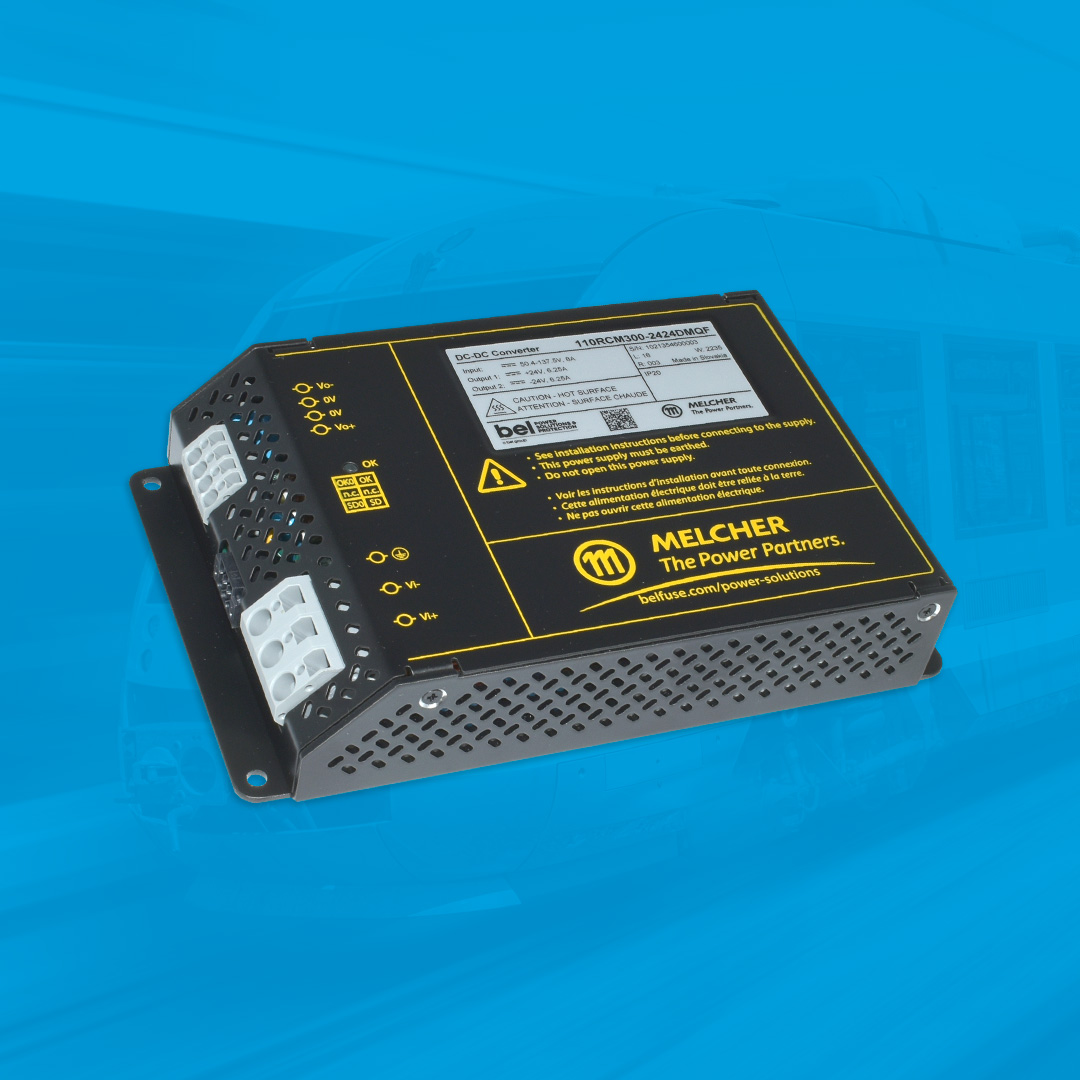 Bel expands RCM Series for railway systems with dual output DC-DC ...