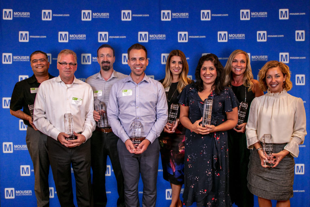Mouser Electronics honours 2018 Best-in-Class Award recipients