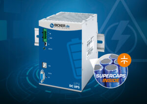 Blackout, brownout, flicker – DC UPS with Supercaps protects 24V applications