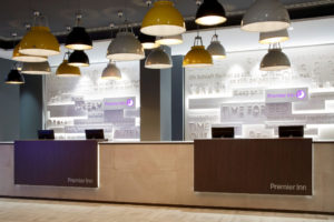 Bright Goods LED filament lamps installed into Frankfurts Premier Inn 1 photo credit Julian Abrams