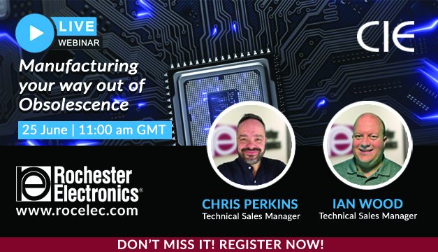 Last chance to register – free Component Obsolescence webinar, Weds 25 June, 11am GMT