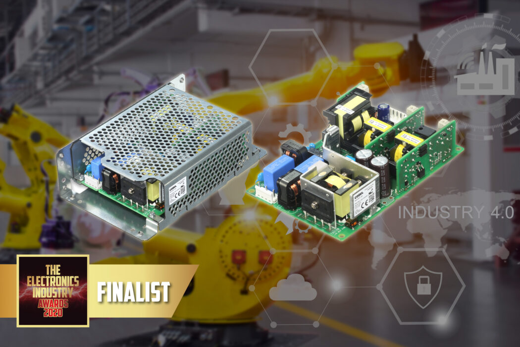 COSEL’s 200W triple output power supply for robotic controllers and factory automation named as finalist in prestigious Electronics Industry Awards