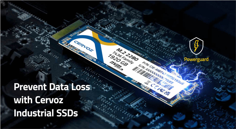 Cervoz launches Power Guard SSD product line: Providing extra power protection for the demanding digital age