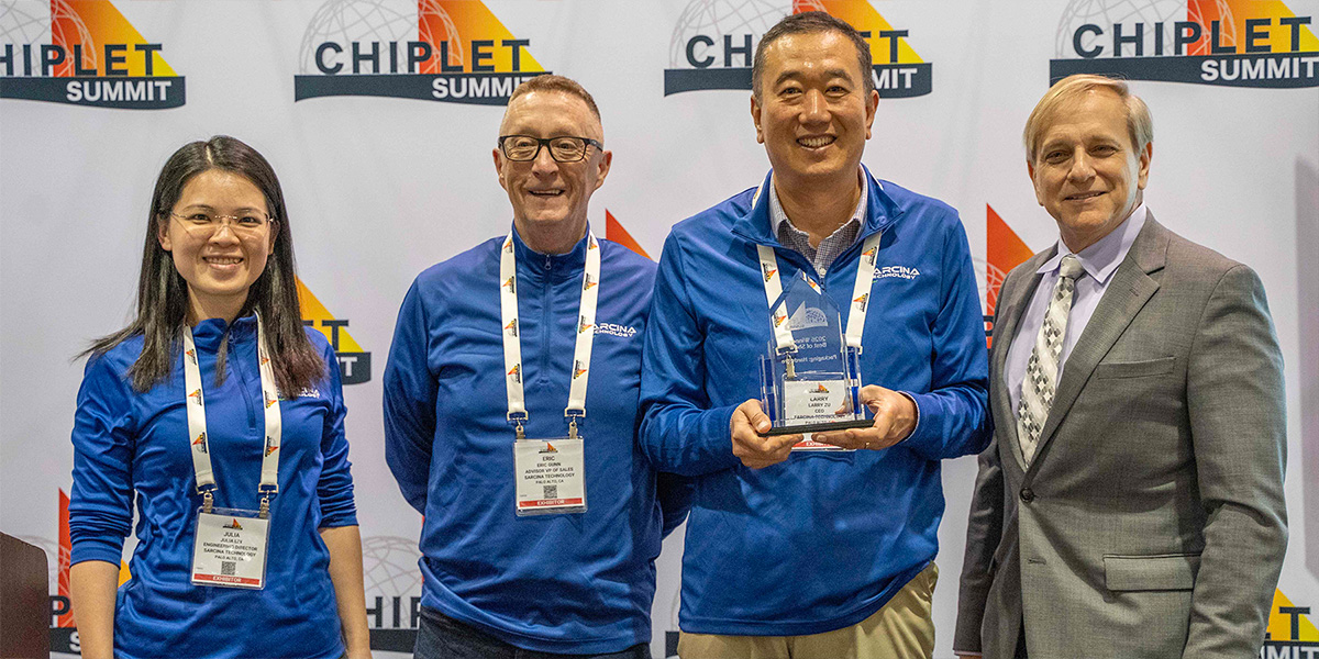 Sarcina Technology wins 2026 Best of Show Award at Chiplet Summit
