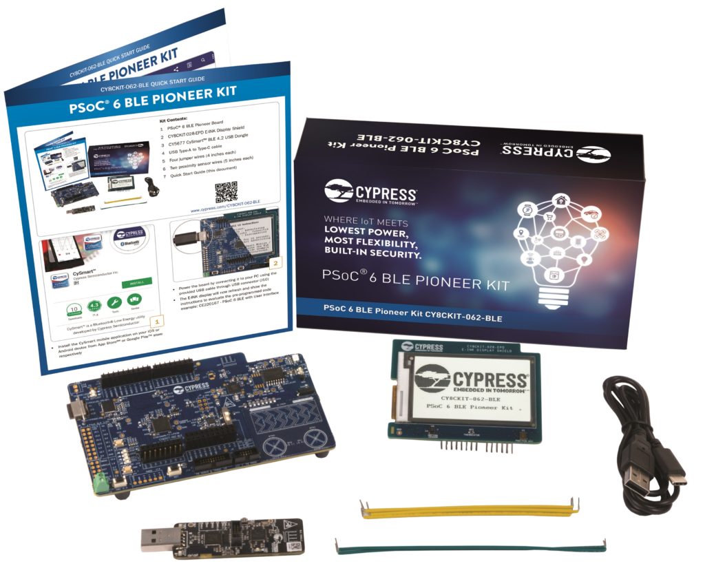Cypress’ PSoC 6 MCU, the industry’s lowest power, most flexible IoT solution, is now ready for designers to start innovating