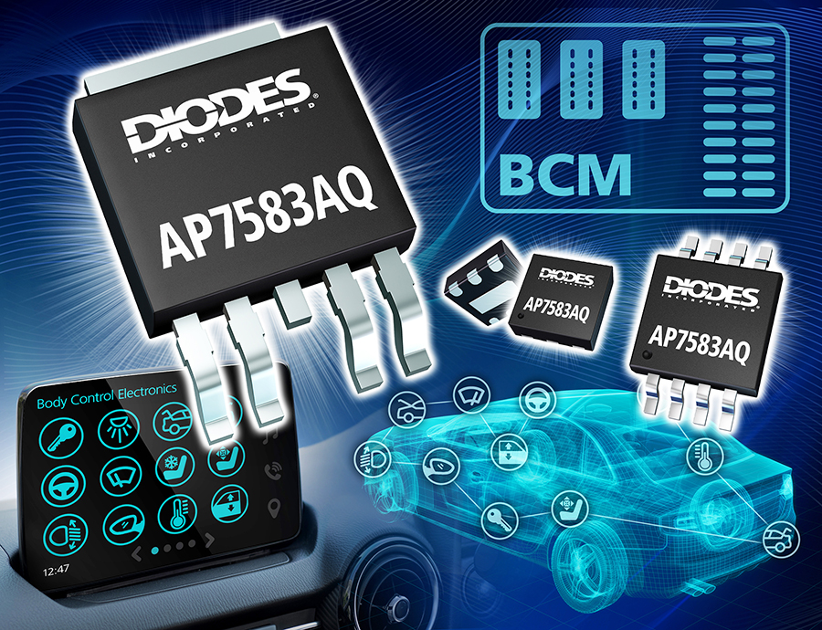 300mA output automotive-compliant LDOs from Diodes Incorporated with power good support off-battery point-of-load