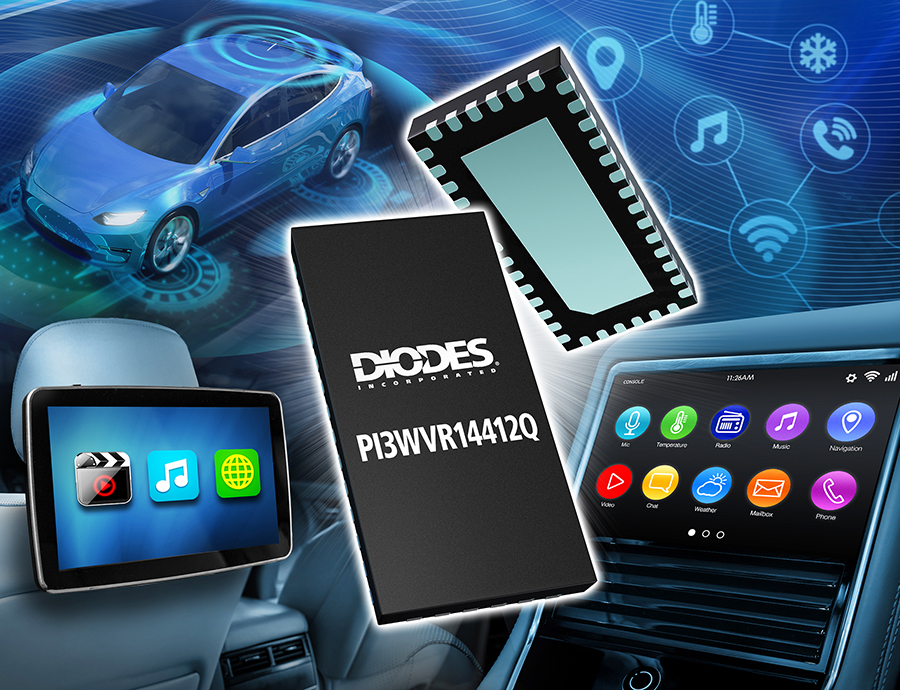 Automotive-compliant video switch from Diodes