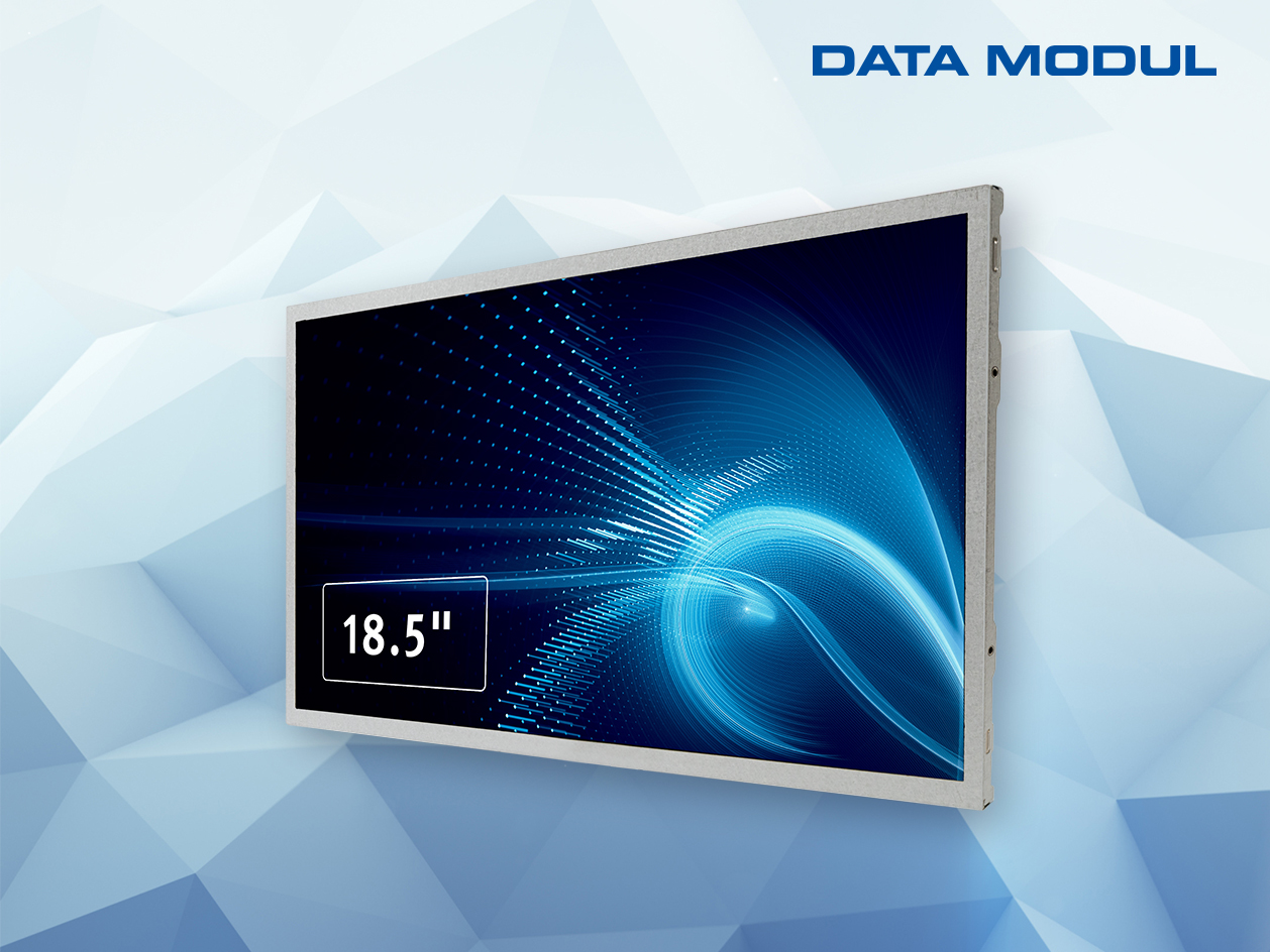 New 18.5-inch FHD high brightness display with AHVA Technology