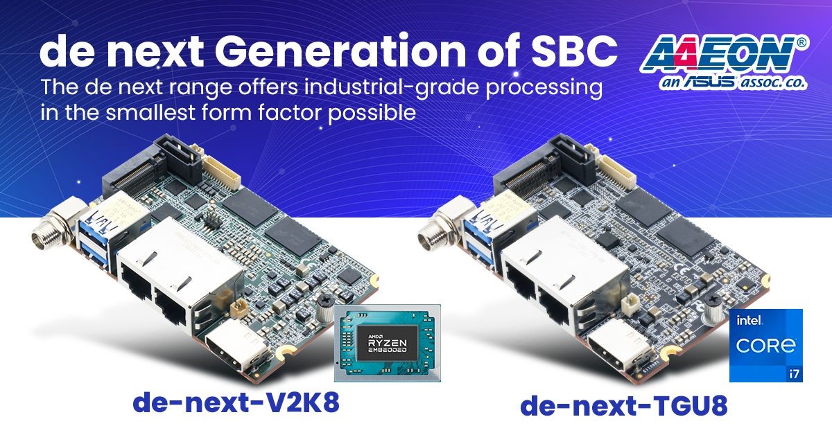 SBC’s offer extreme performance from the smallest full-function industrial-grade board