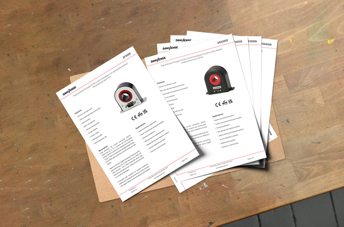 Danisense updating datasheets to enable engineers to easily calculate different technical values
