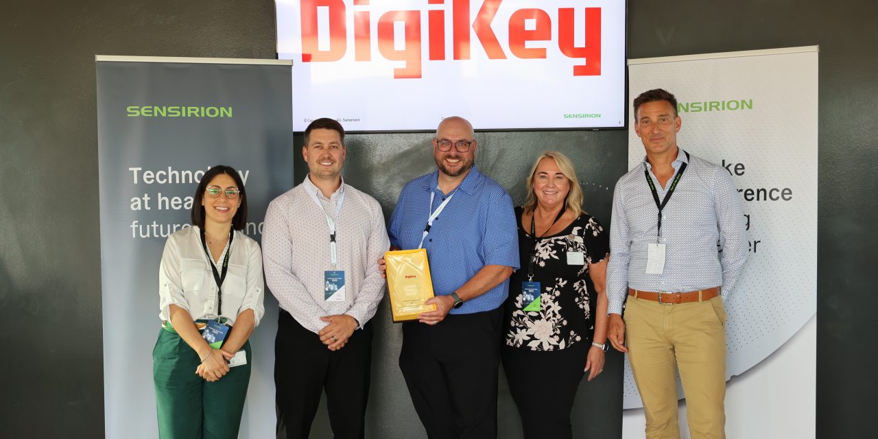DigiKey receives Sensirion Global Distribution Excellence Award