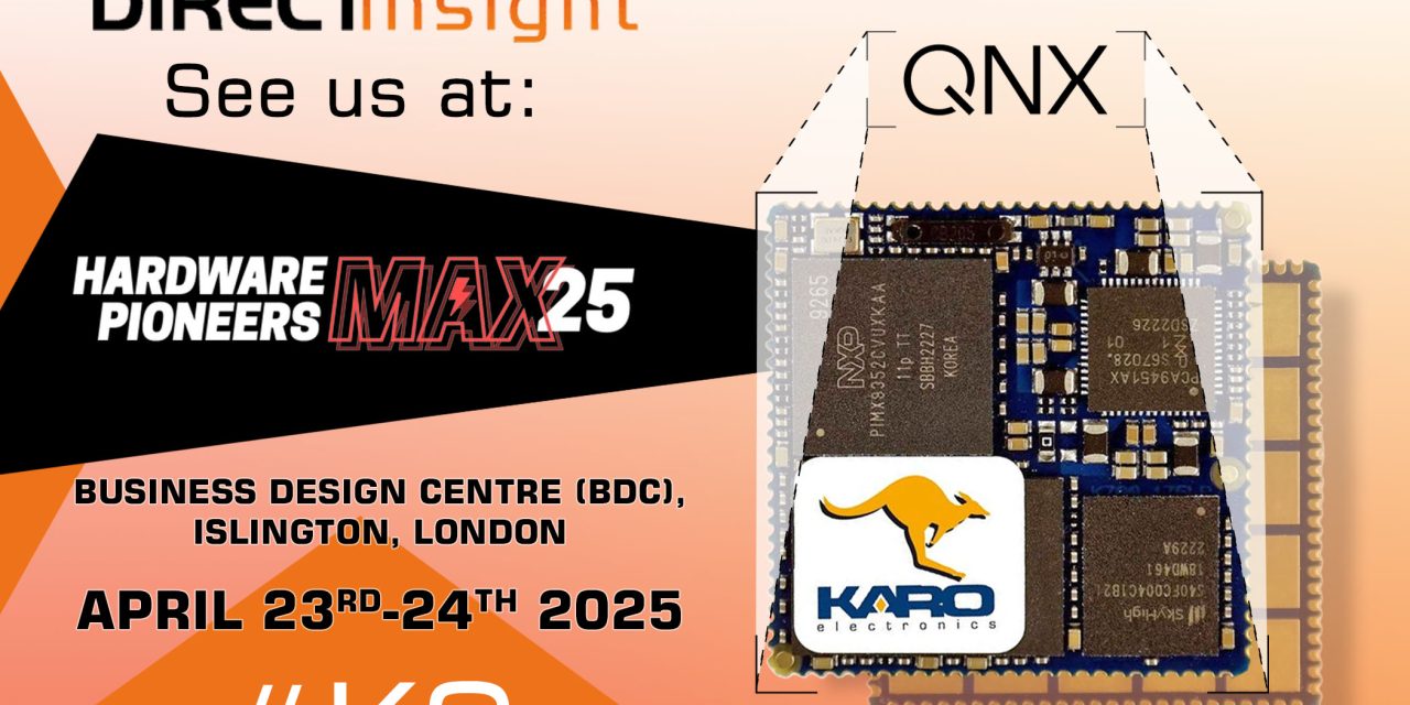 Direct Insight partners with QNX to discuss CRA readiness at Hardware Pioneers Max