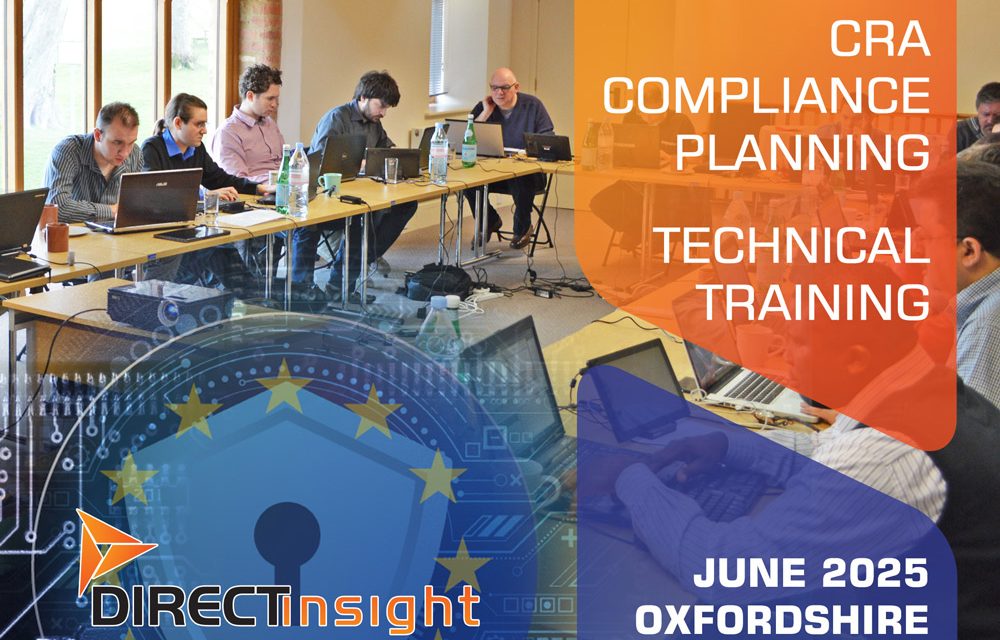 Get prepared for Cyber Resilience Act (CRA) compliance with technical training from Direct Insight