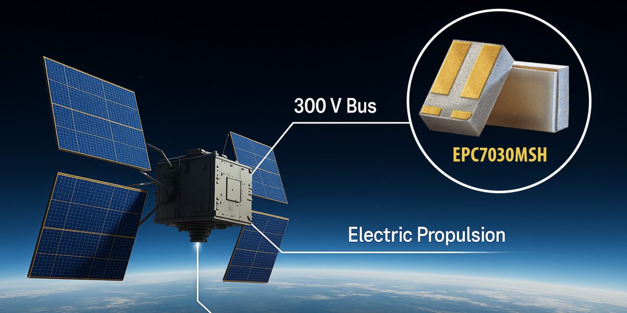 EPC Space launches 300 V rad-hard GaN FET for higher voltage satellite power systems