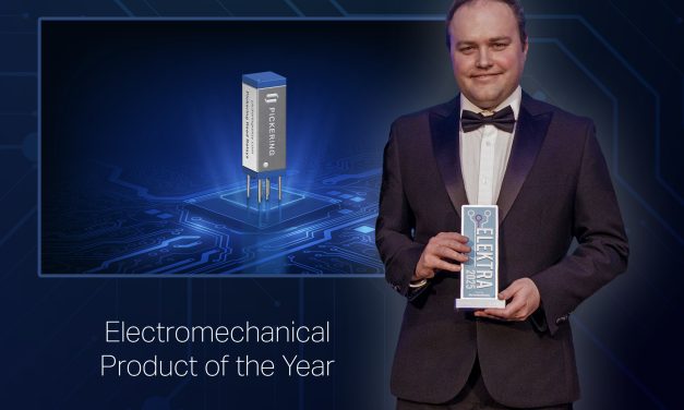 Ultra-high-density Series 125 reed relays from Pickering Electronics named electronics industry Electromechanical Product of the Year
