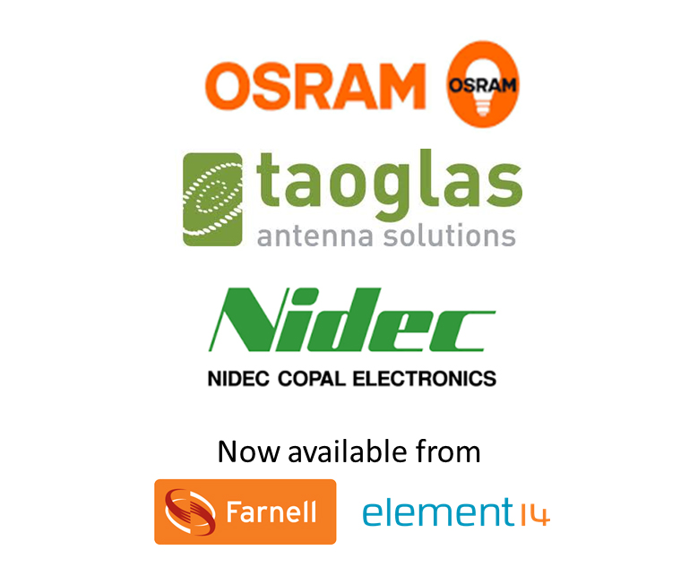 Premier Farnell further expands the depth and breadth of its linecard with new global franchise agreements