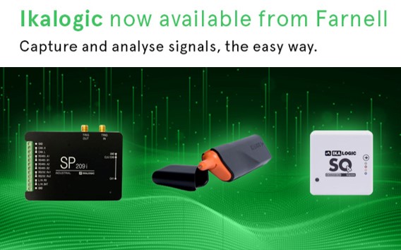 Farnell Adds Ikalogic to Test and Measurement Range – Featuring the World’s First Wireless Oscilloscope Probe