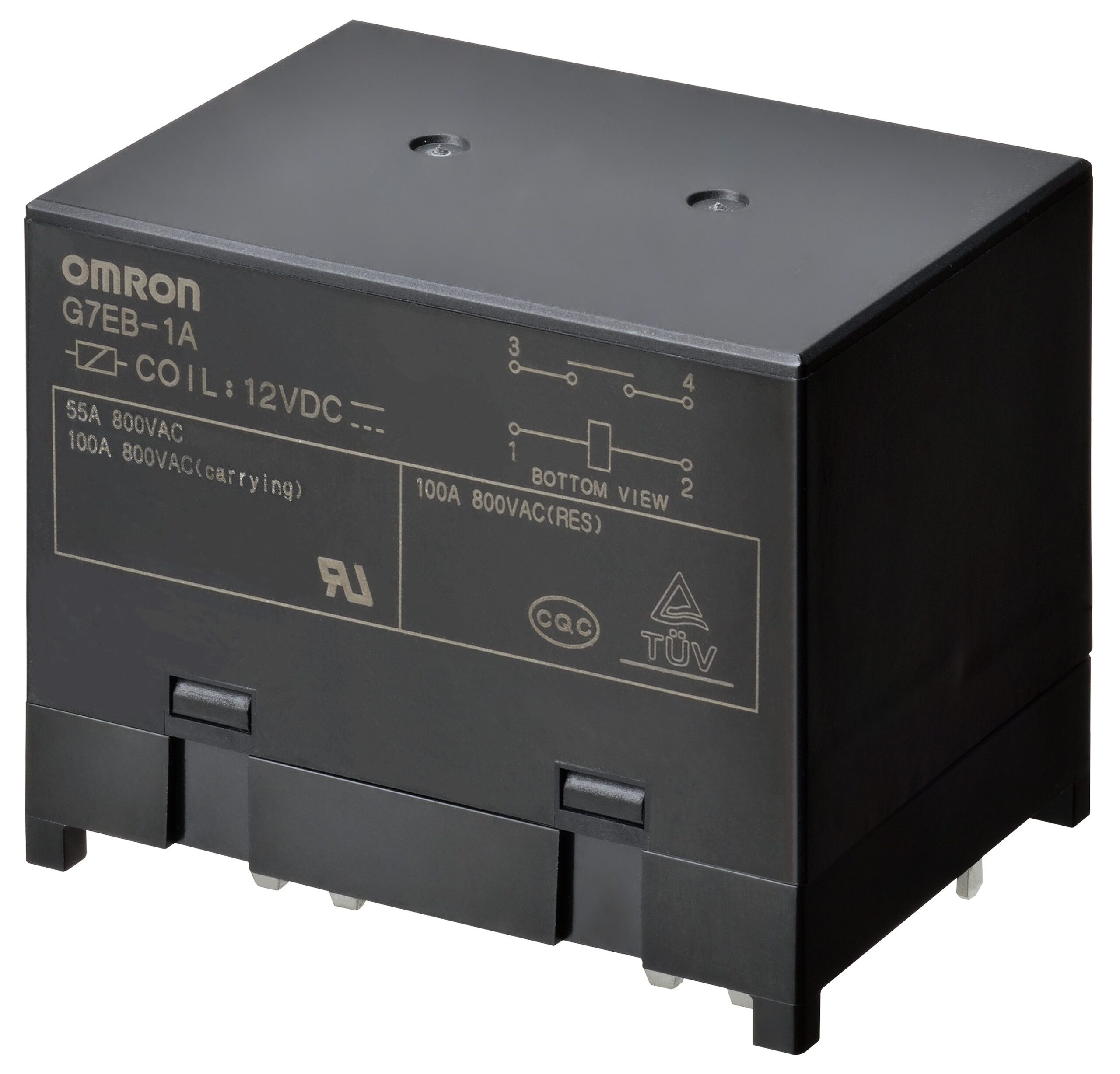 Space-saving high-performance relay G7EB from Omron at Rutronik