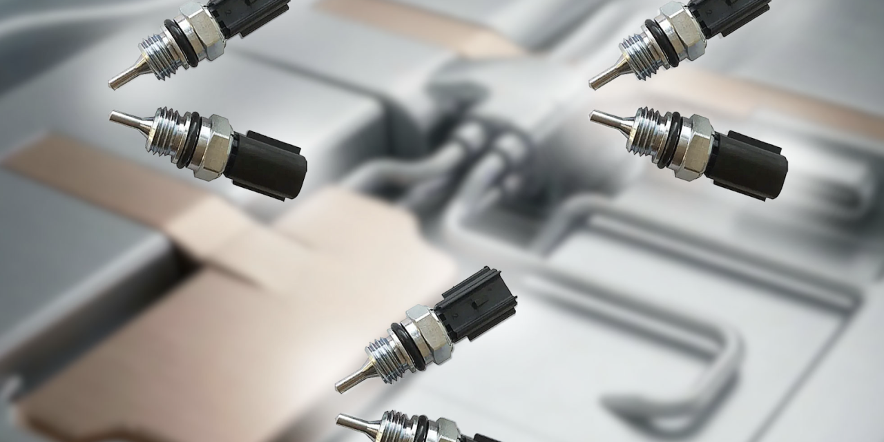 Fast, compact and lightweight IP67 coolant temperature sensors from Inelco Hunter