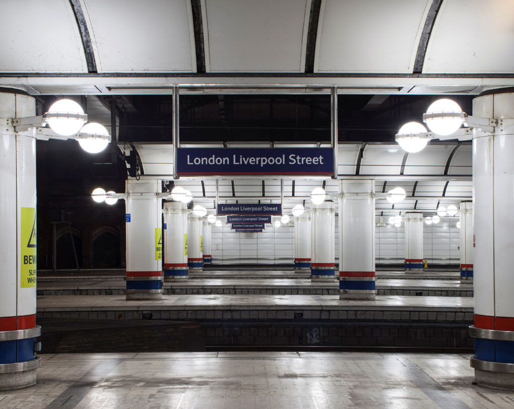 Goodlight G360 LED SON lamps installed at Liverpool Street Station rail...